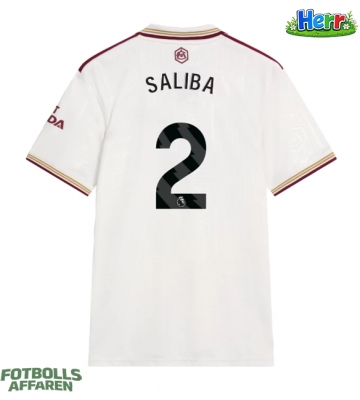 Arsenal William Saliba #2 Tredje Tröja 2025-26 Kortärmad